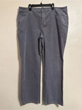 St. John's Bay Men’s Straight Corduroy Pants - Slate Gray 0215